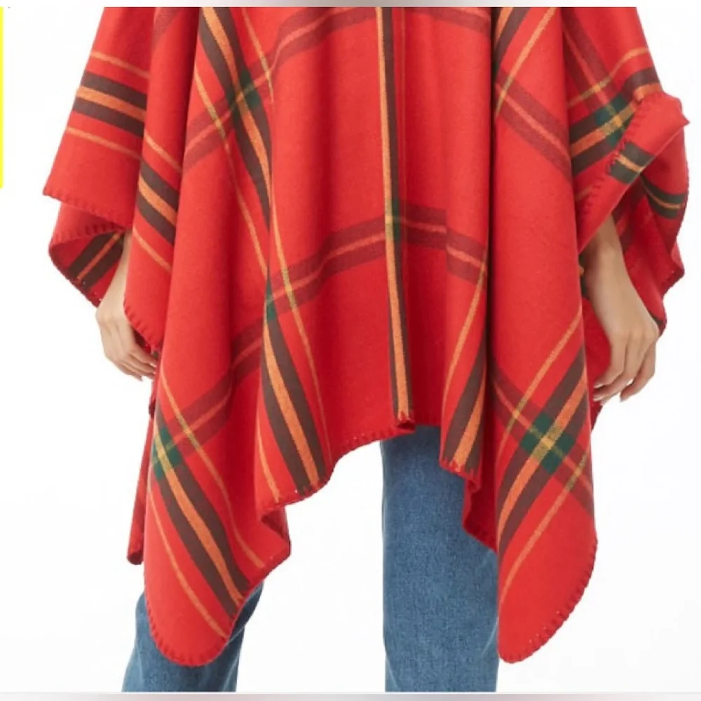 Plaid Flannel Shawl - Picture 7 of 15